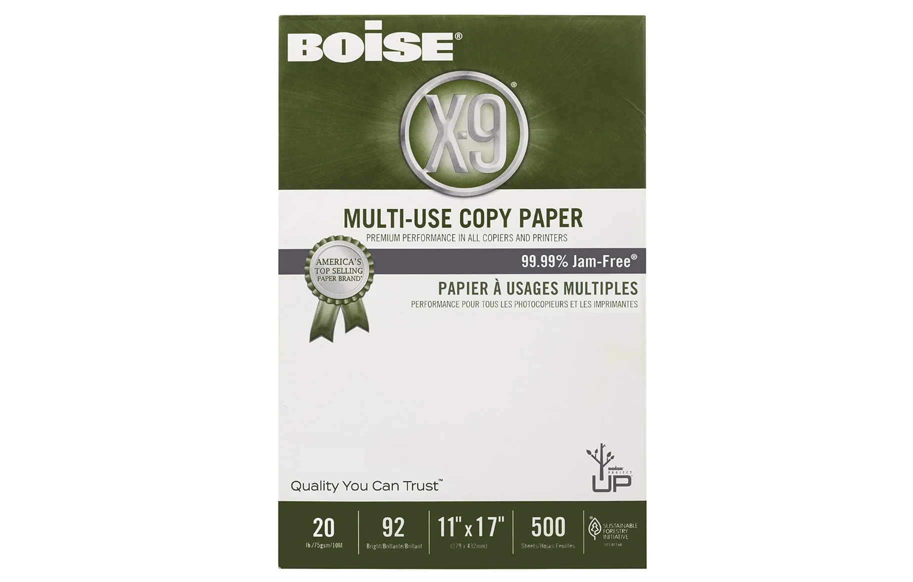 Boise Paper X-9 Multi-Use Copy Paper, 11