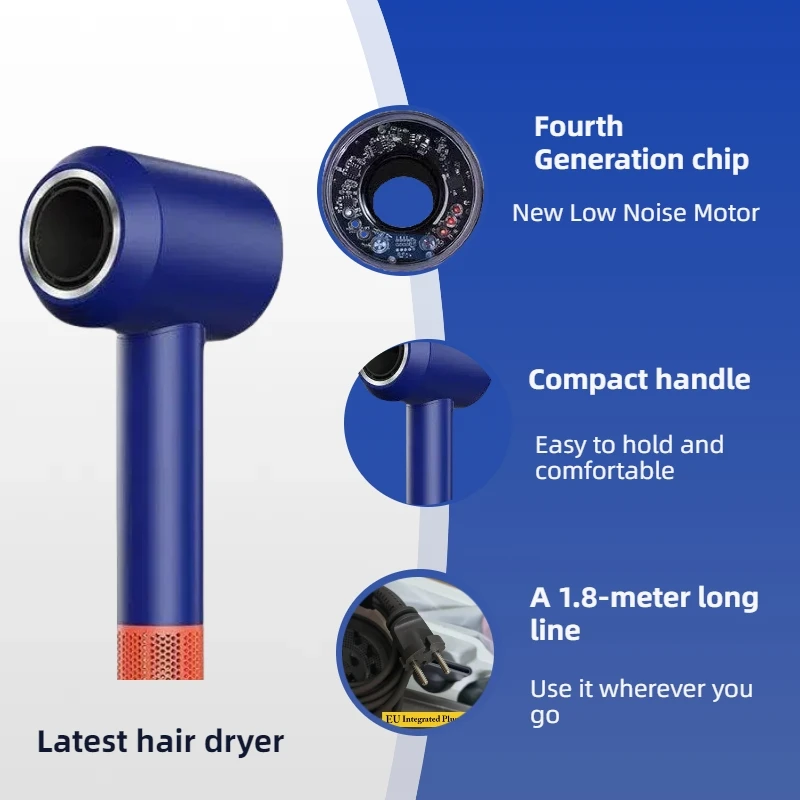 Professional Hair Dryer, Salon and Home Fast Drying Negative Ion Hair No harm to hair Styling Machine High Power Hair Care Tool