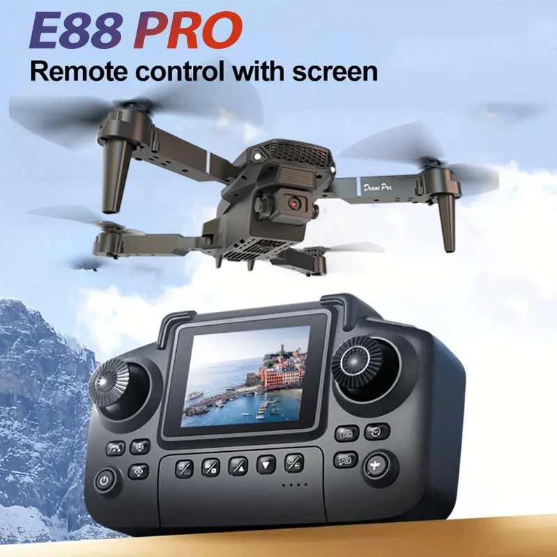 

Smart Foldable Camera Drone with One Key Takeoff Altitude Hold RC Quadcopter for Beginners Outdoor Use