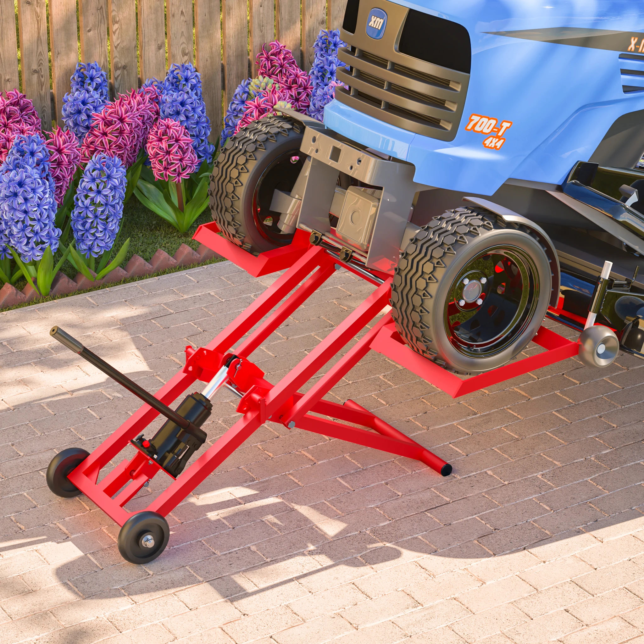 

Складной подъемник для газонокосилки 500 фунтов для UTV/ATV/щелочной газонокосилки