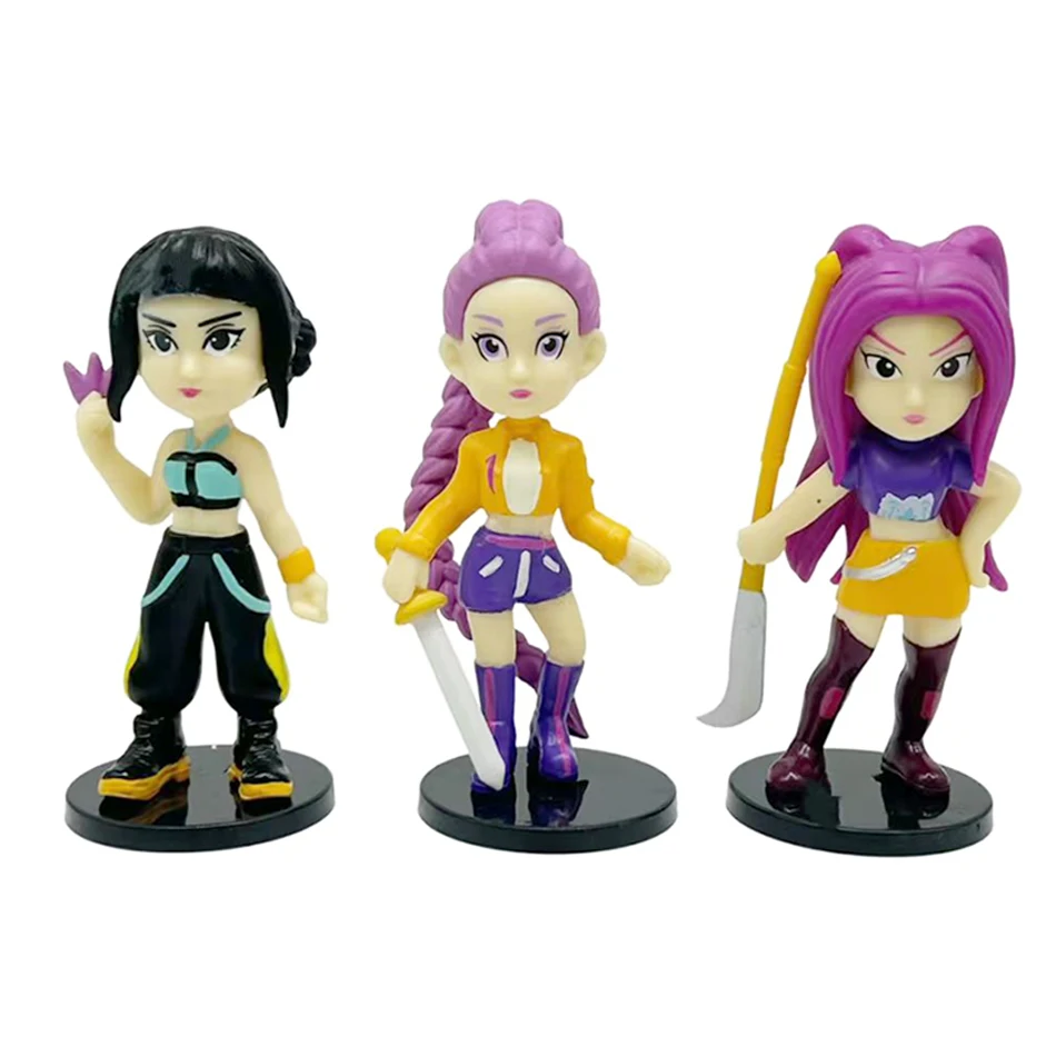 2025 Kpop Demon Hunters Anime Figur Spielzeug Niedliche PVC Bewegliche Gelenke Action Figur Modell Puppen Kinder Geburtstag Dekoration Spielzeug Geschenke