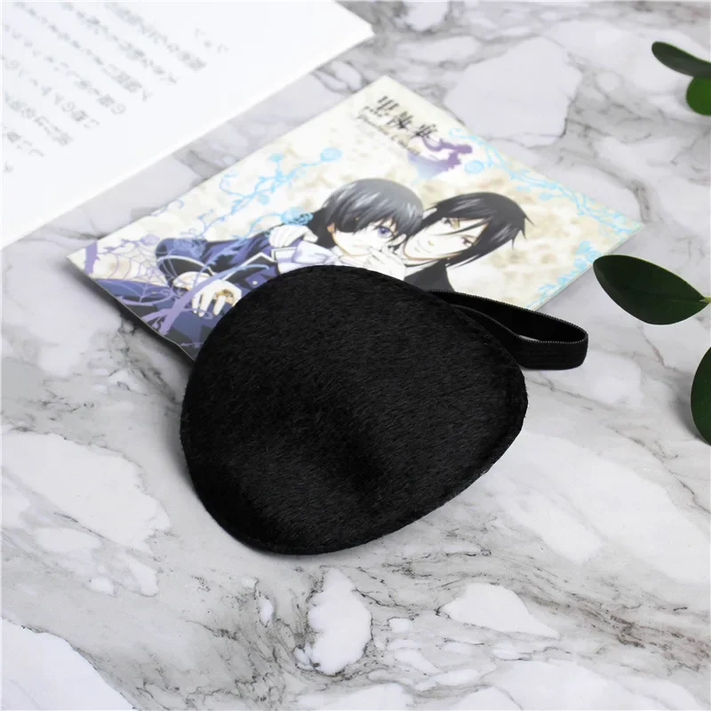 Genshin Impact Kaeya Kuroshitsuji Zwarte Butler Ciel Phantomhive Blinddoek Ooglap Bril Cosplay Kostuums Rekwisieten Accessoires