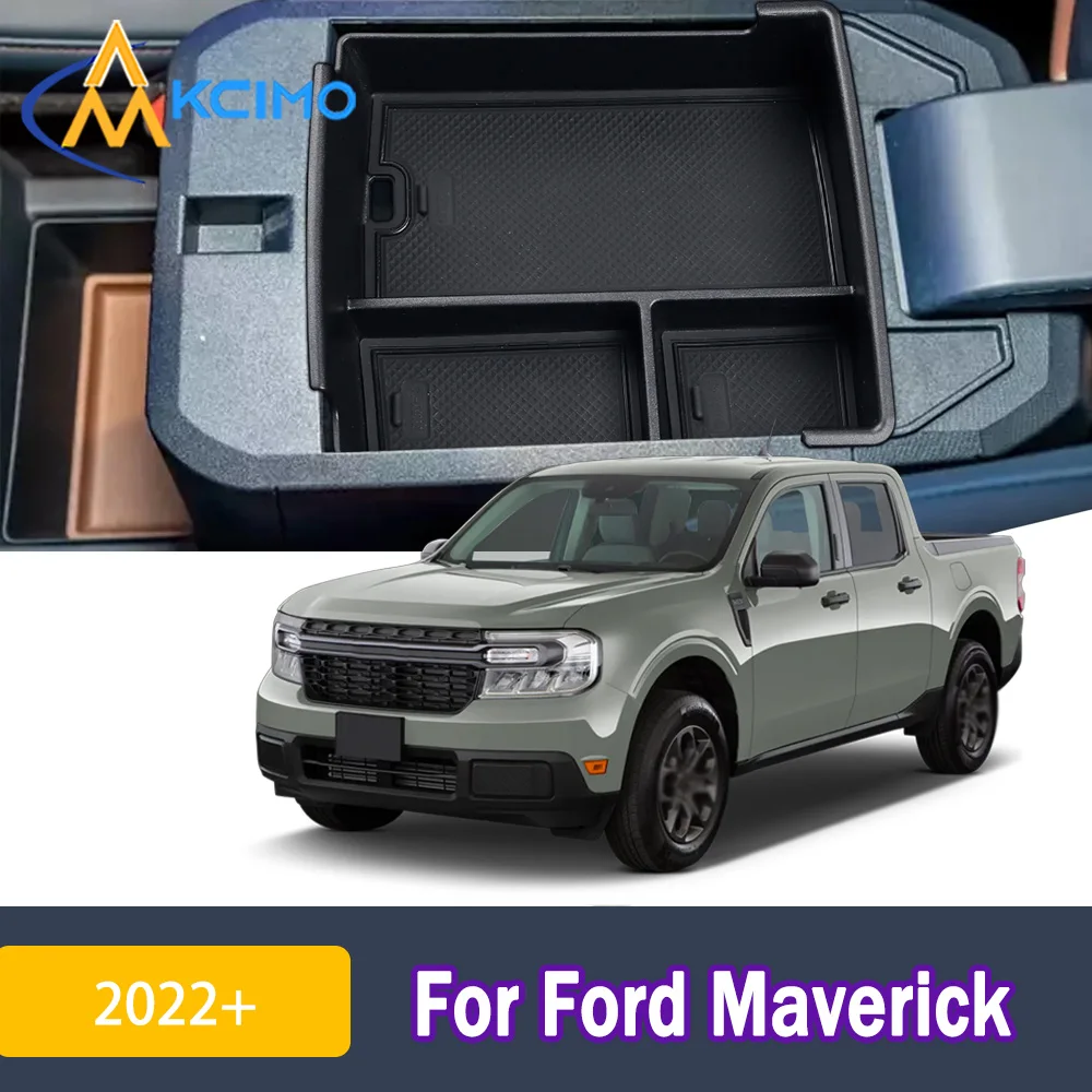 

Armrest Storage Box for Ford Maverick 2022+ Center Console Organizer Tray Central Tidying Interior Car Accessories