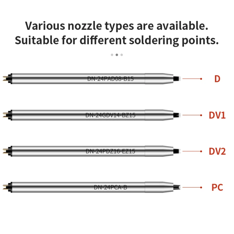 Soldering Iron Tip Welding Supplies Copper Lead-free Iron Tip GDV Series For Apollo Automatic Soldering Robot