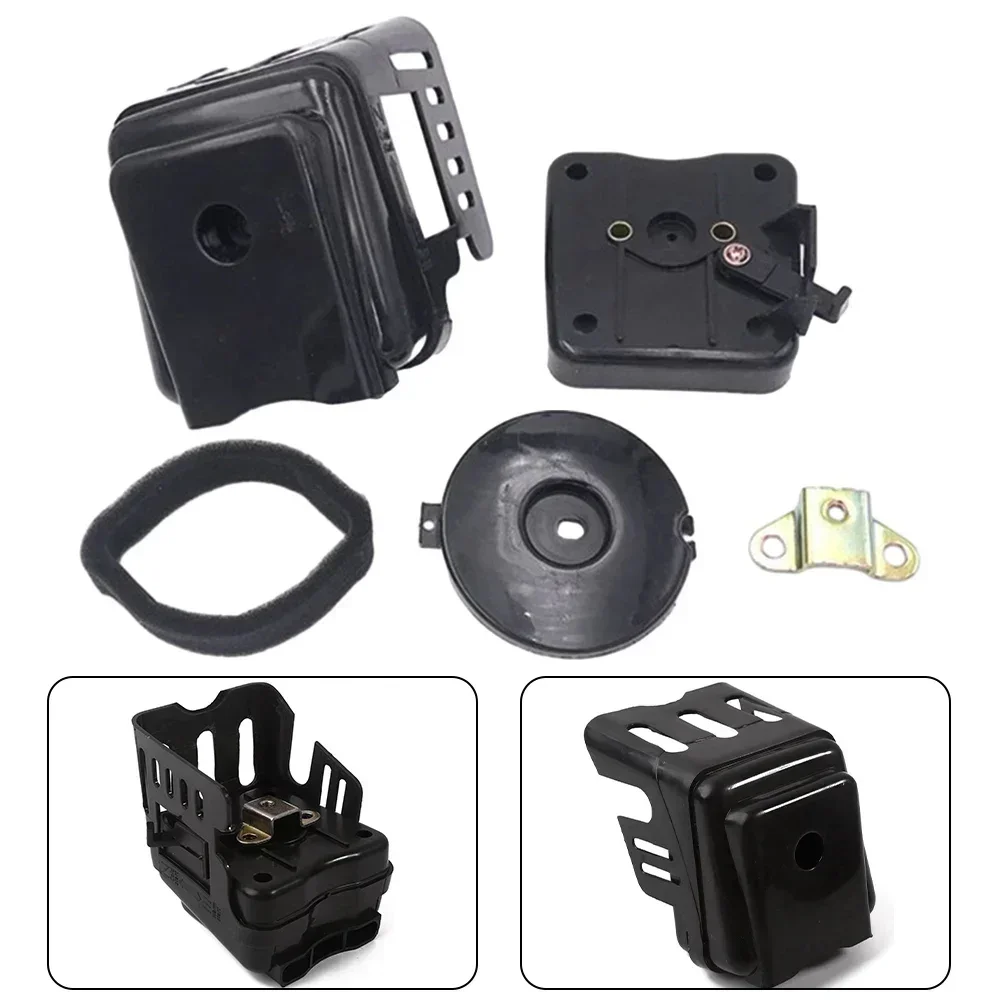 1 conjunto kit de filtro de ar para cortador de grama para cortador de escova bc430 com 43cc, 49cc e 52cc montagem de motor 40-5 44-5 peça de