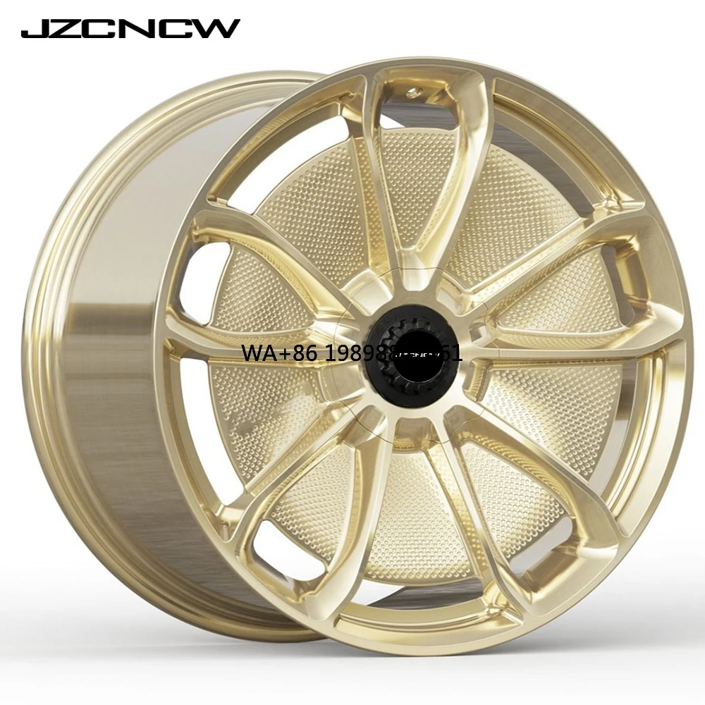 

JZCNCW New 1 Piece 112mm PCD 17-20 Inch Forged Aluminum Alloy Multi-Spoke Wheels for 991 992.1 992.2 Passenger Car
