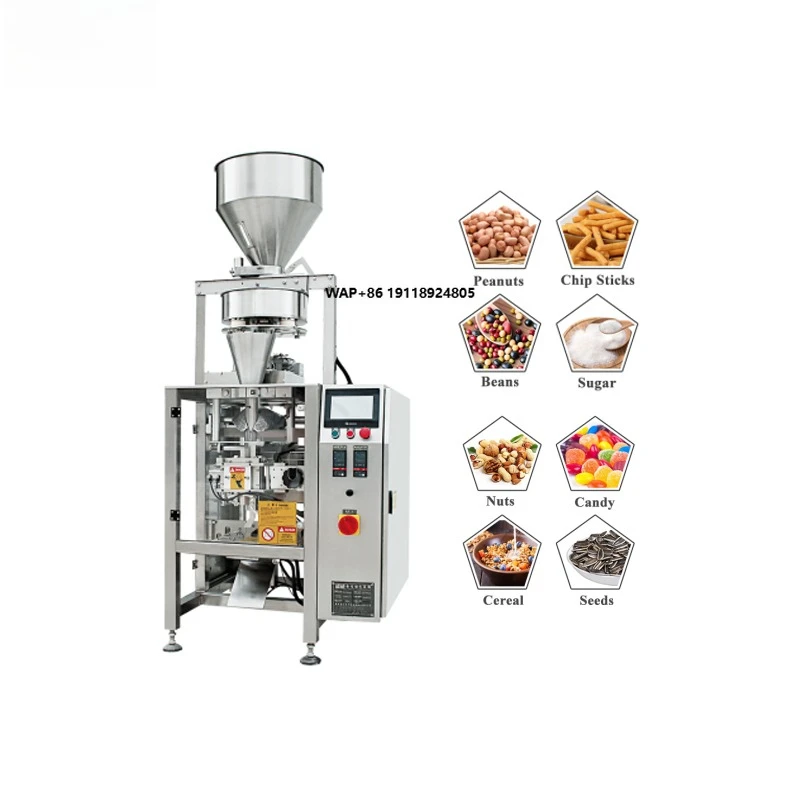 Máquina Automática de Alta Precisión para Llenado y Sellado de Bolsas de Plástico, Medición y Empaquetado de Granos, Nueces y Azúcar para Pequeñas Empresas