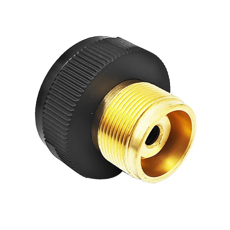 BHBD-Adaptor Tangki Gas CGA600(1In-20UNF) Ke 220G Butance Cartridge Braze Welding MAPP Propana Gas Torch Adaptor Pembakar Pemanas