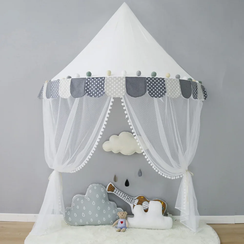 Baby Mosquito Net Bed Canopy Play Tent for Children Kids Play House Canopy Bed Curtain for Bedroom Girl Princess Decoration Room