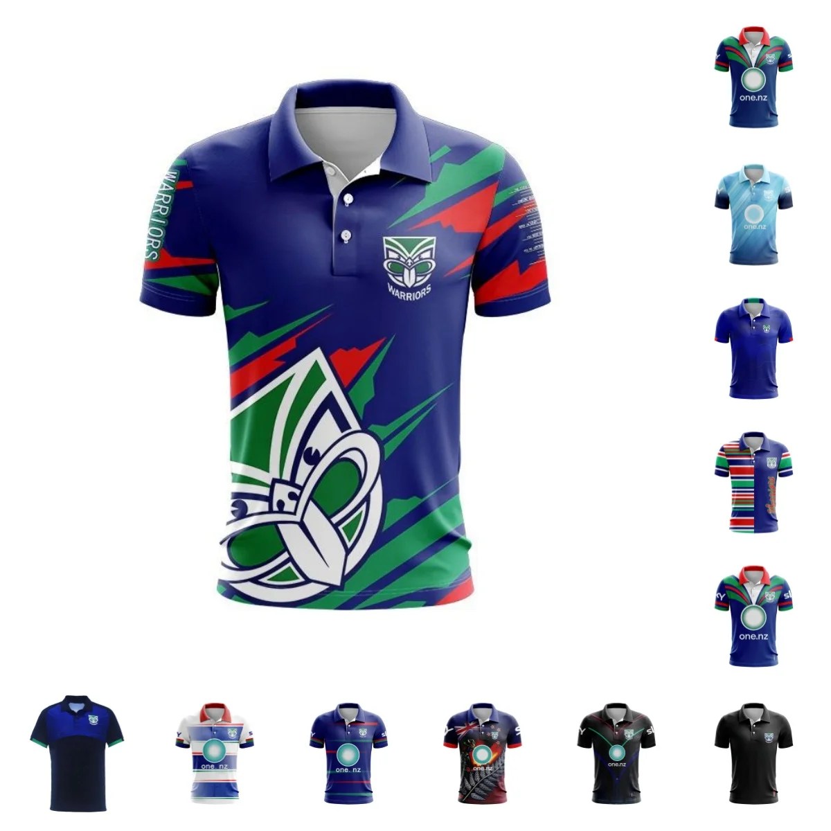 2024 New Zealand Warriors Traditional/Indigenous/ANZAC jerseys - POLO shirt