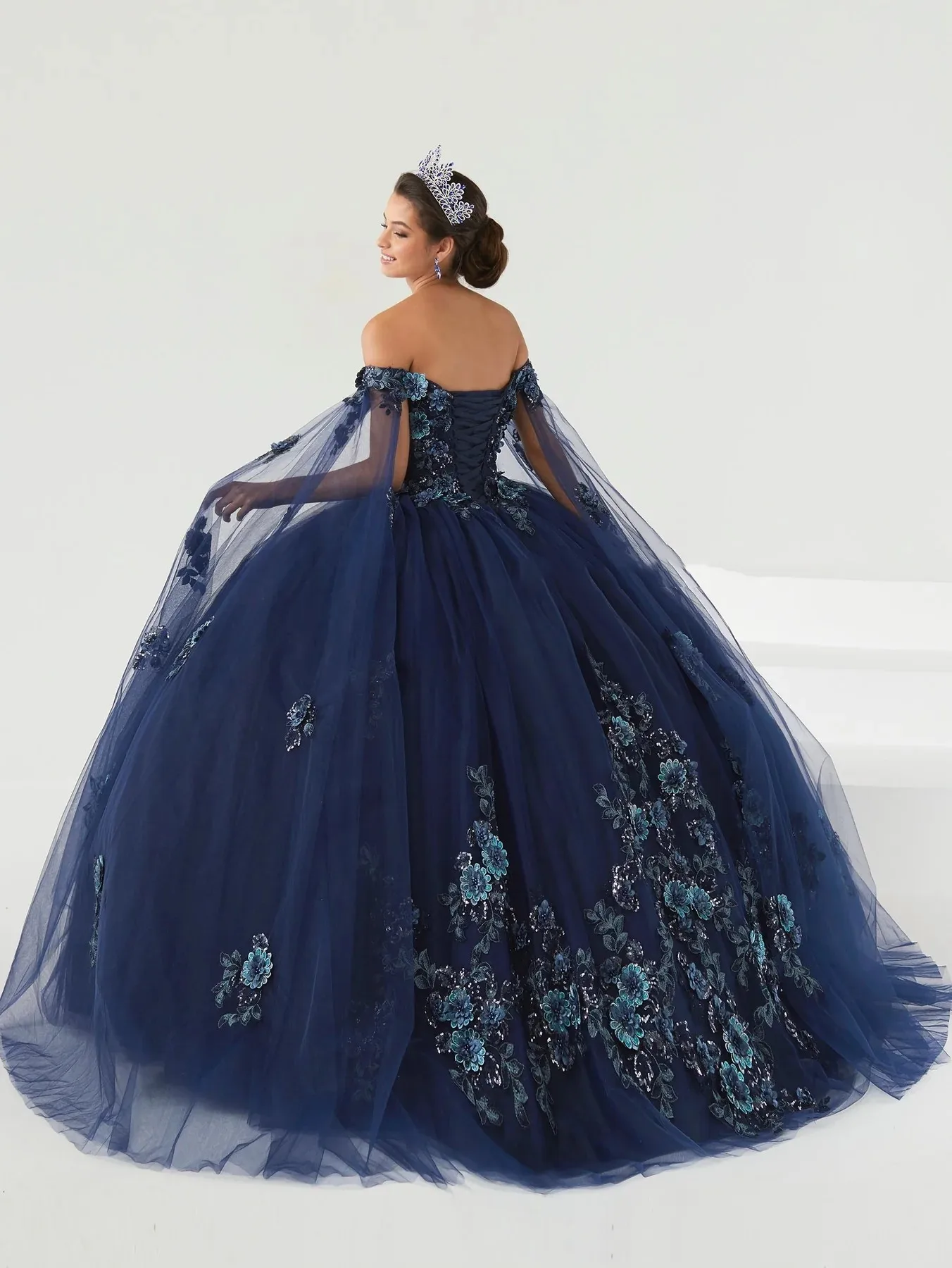 Red Charro Quinceanera Dresses Ball Gown Off The Shoulder Tulle Appliques Puffy Mexican Sweet 16 Dresses 15 Anos