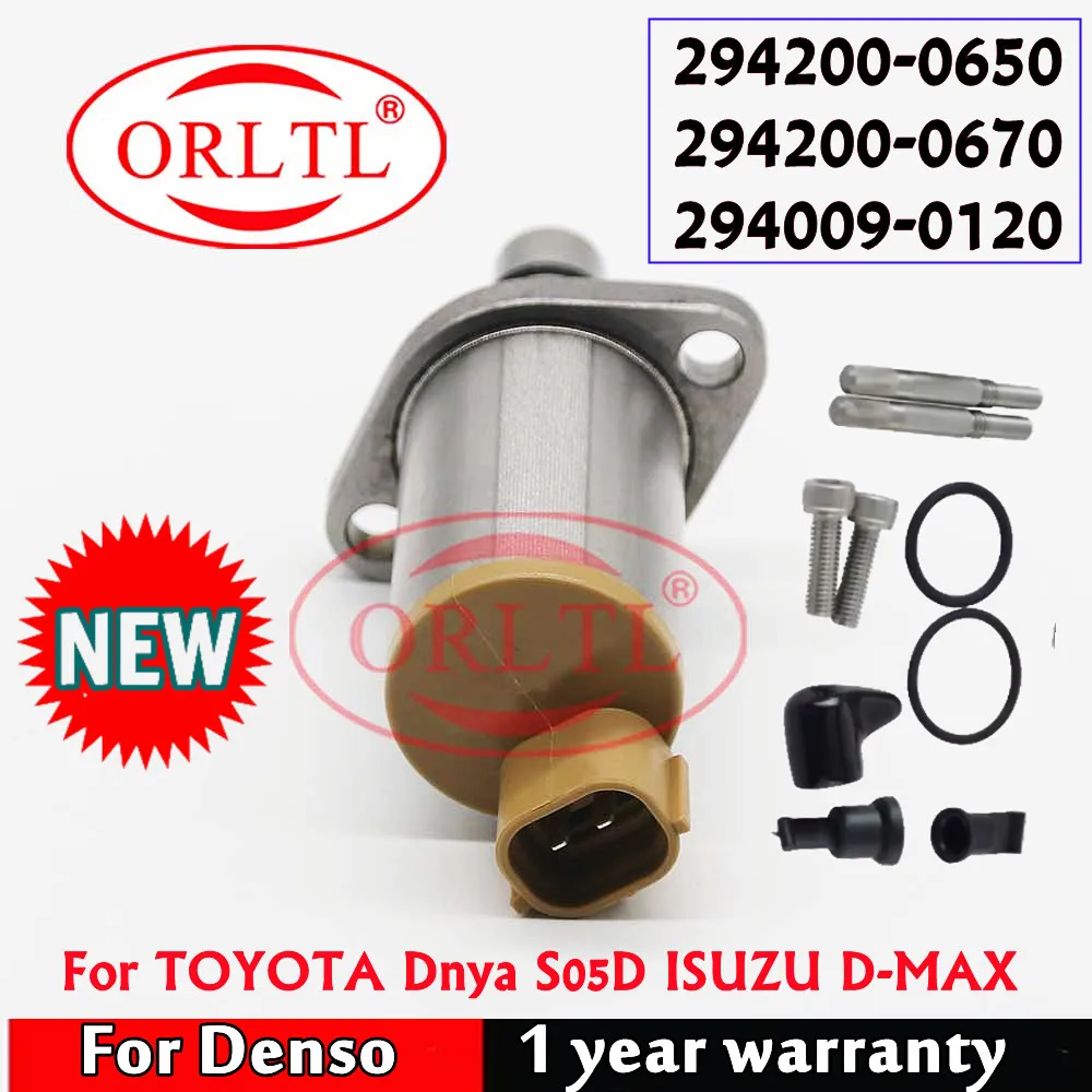 

294200-0650 294200-0670 294009-0120 Топливный насос Common Rail Клапан SCV 2942000650 для TOYOTA Dnya S05D ISUZU D-MAX