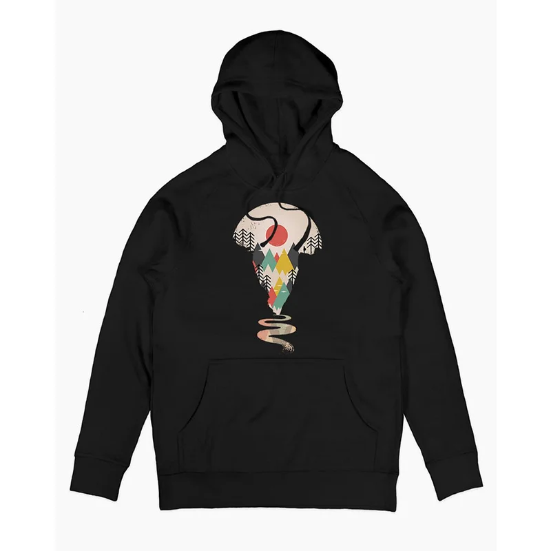 

American Vintage High Street Hoodie Sweatirt Youth Casual Cotton Autumn Winter Faionable Geometric Print Loose Fit Sweats...