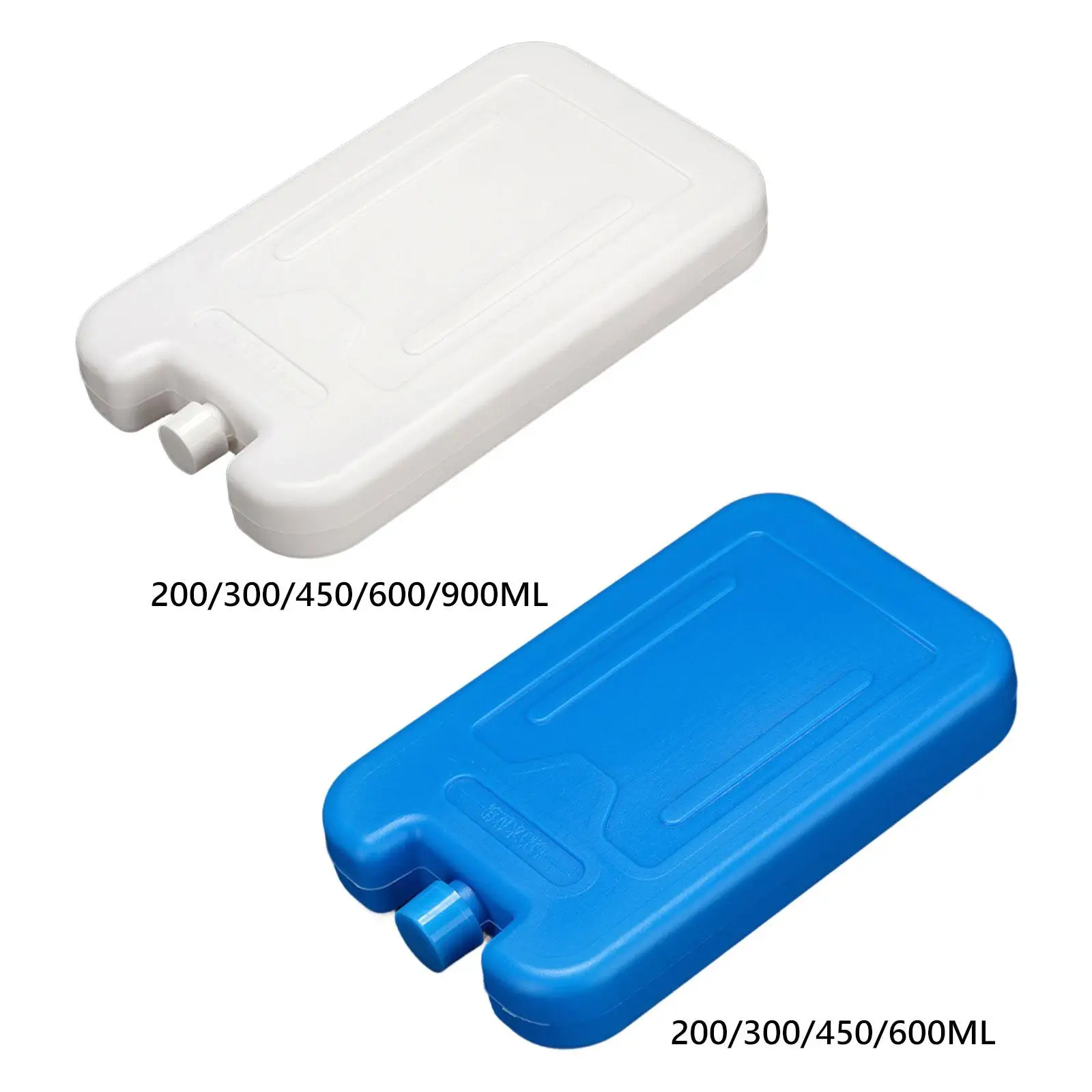 6Pcs Ice Packs for Food Drink Cooling Reusable Lightweight Travel Ice Freezer Blocks for BBQ Picnic Outdoors Family Camping