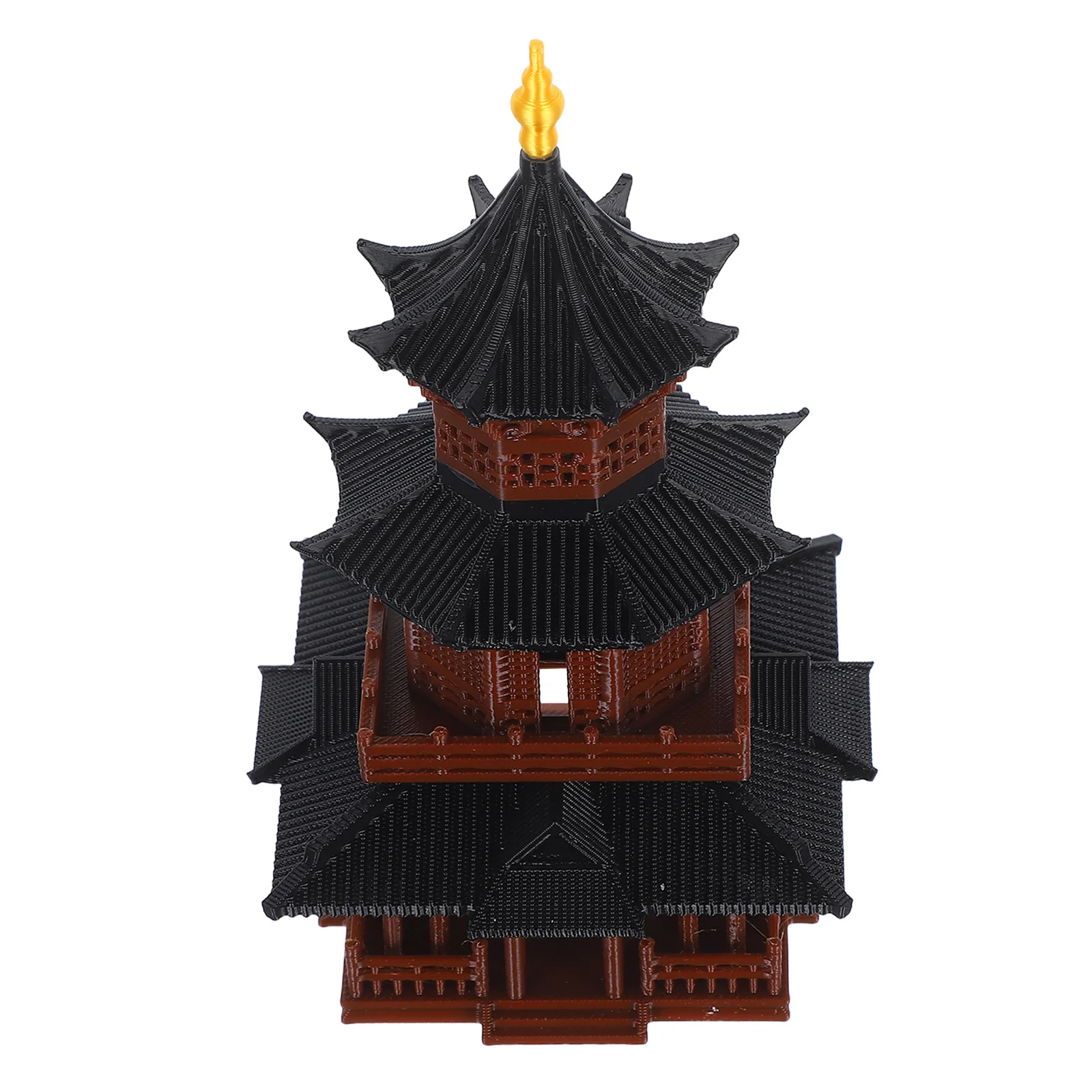 

Micro Landscape Ornament Hexagon Pavilion Design for Aquarium Landscaping Asian Garden Decor Miniature Building Kit Desktop