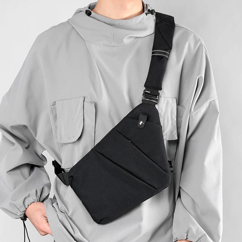 

Мужские противоугонные сумки на плечо, многофункциональные модные сумки через плечо, нейлоновая однотонная нагрудная сумка, высококачественная сумка-мессенджер, дорожные сумки