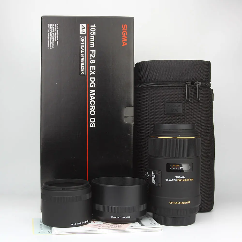 Sigma 105mm f/2.8 EX DG OS HSM Macro Lens for Nikon Canon