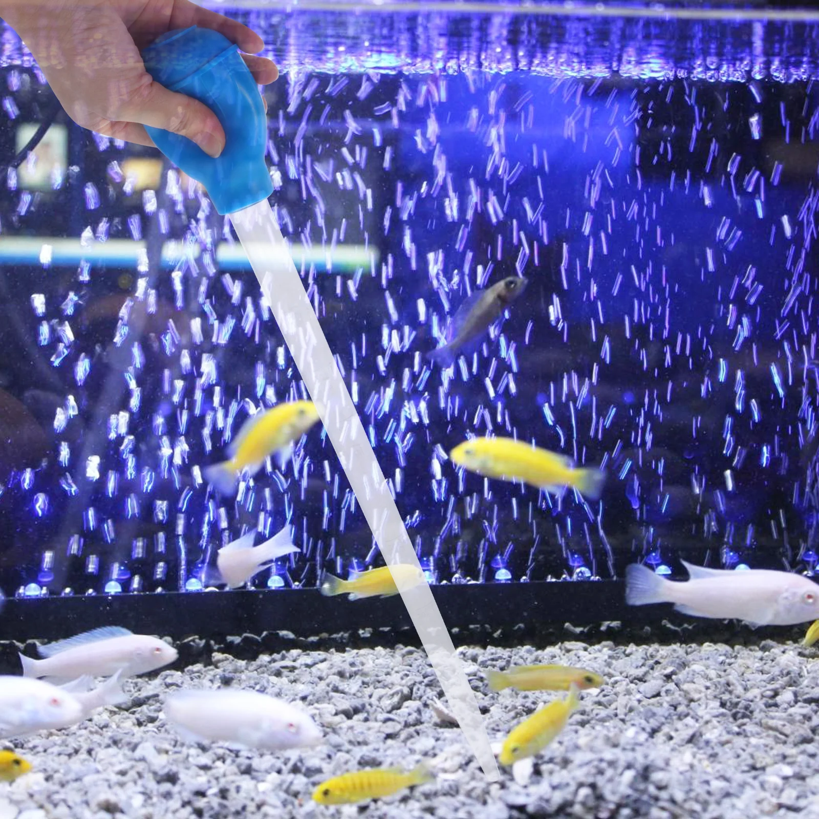 

Aquarium Water Changer Mini Fish Tank Cleaning Tool Long Tube for Effortless Water Change and Tank Maintenance