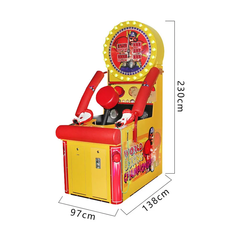 

Coin-Operated Stainless Steel Sports Entertainment Arcade Boxing Machine English Electronic Game Board for Kids Adults Players