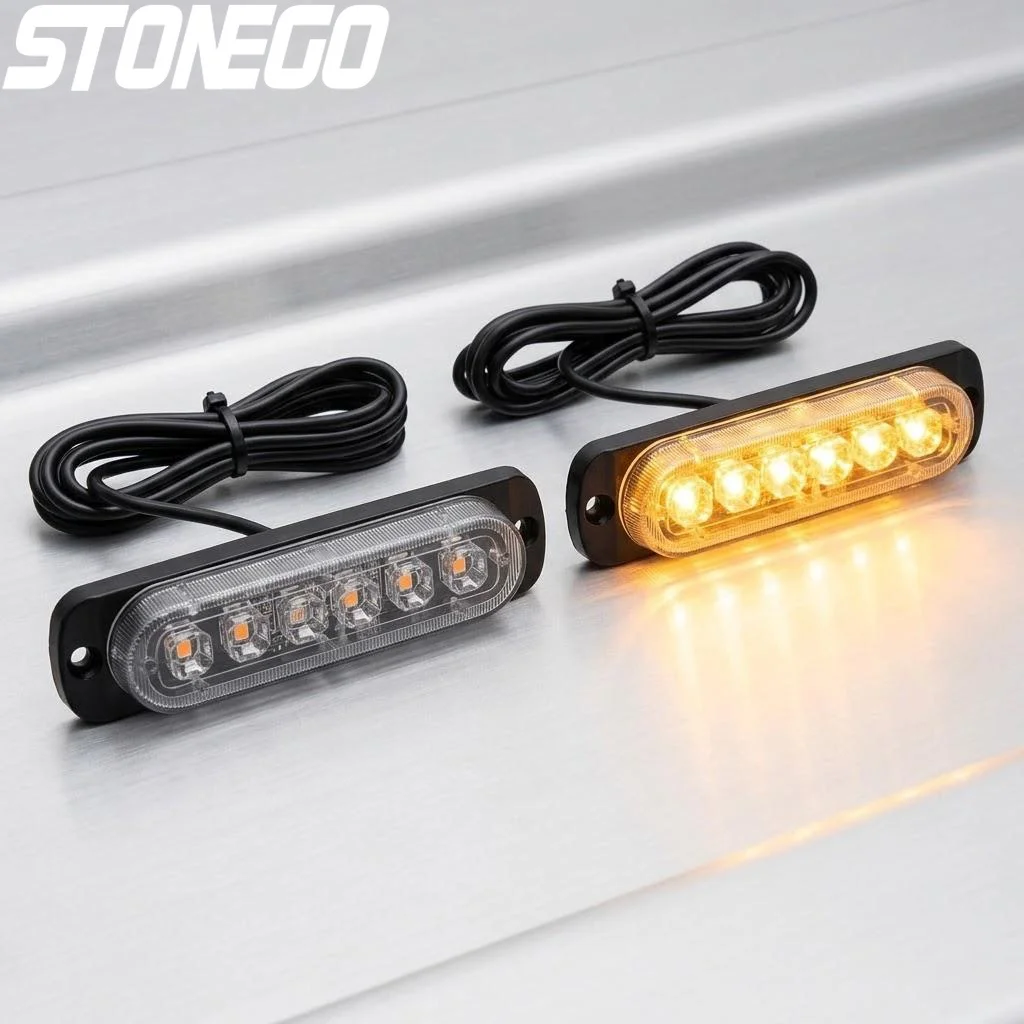 

LED Bar Warning Strobe Light Emergency Flashing Signal Accessories for Trucks Motorcycles Cars