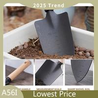 A56I Top 3PCS Garden Trowel Set For Gardening & Camping With Wooden Handle Hand Trowel For Weeding Essential Tool For Beginners