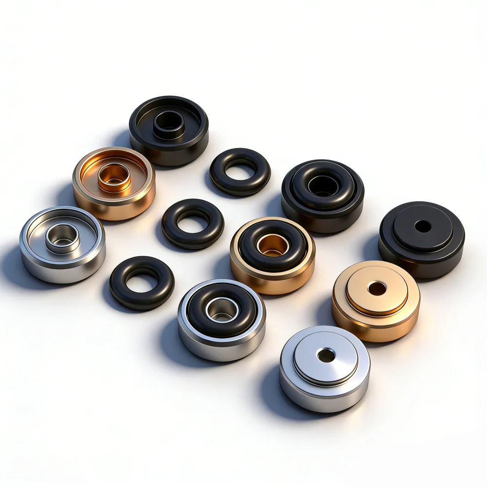 Rhodium Speaker Isolation Feet Pad For Audio Preamp Amplifier Chassis Anti Slip Vibration Absorbing Desktop Stand Base