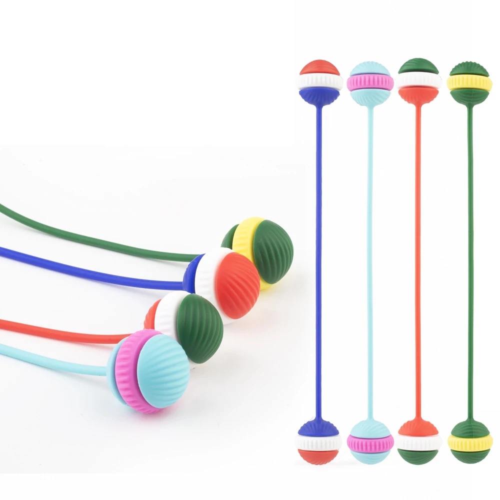 Silicone Begleri Fidget Toy Kids Worry Sensory Beads Stress-Relief Toy Finger Motor Skill Game Autism Calming Anti-Stress Toy
