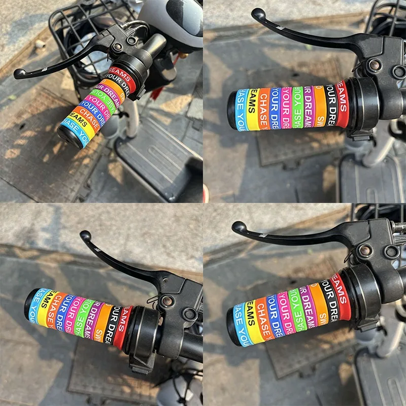 30mm Motorcycle Handlebar Covers Anti Slip O-Rings Silicone Handle Grip Cover Electric Bike Handle Anti-skid Ring image 6