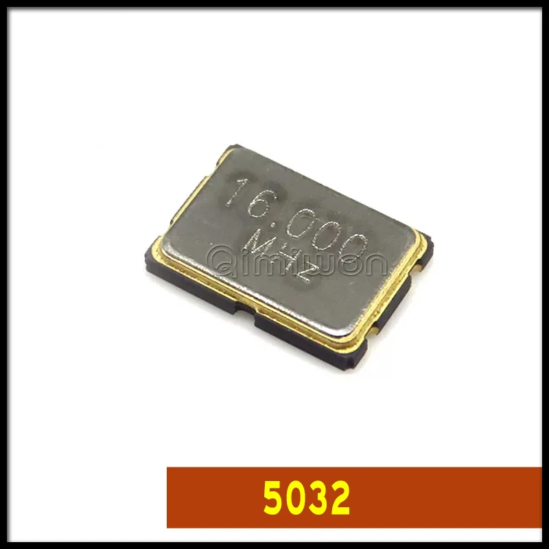 50pcs/lot Chip active crystal oscillator 5032 8MHZ 10MHZ 12MHZ 16MHZ 20MHZ 24MHZ 25MHZ 27MHZ 30MHZ 32MHZ 12.2887MHz 3.3V 4-pin