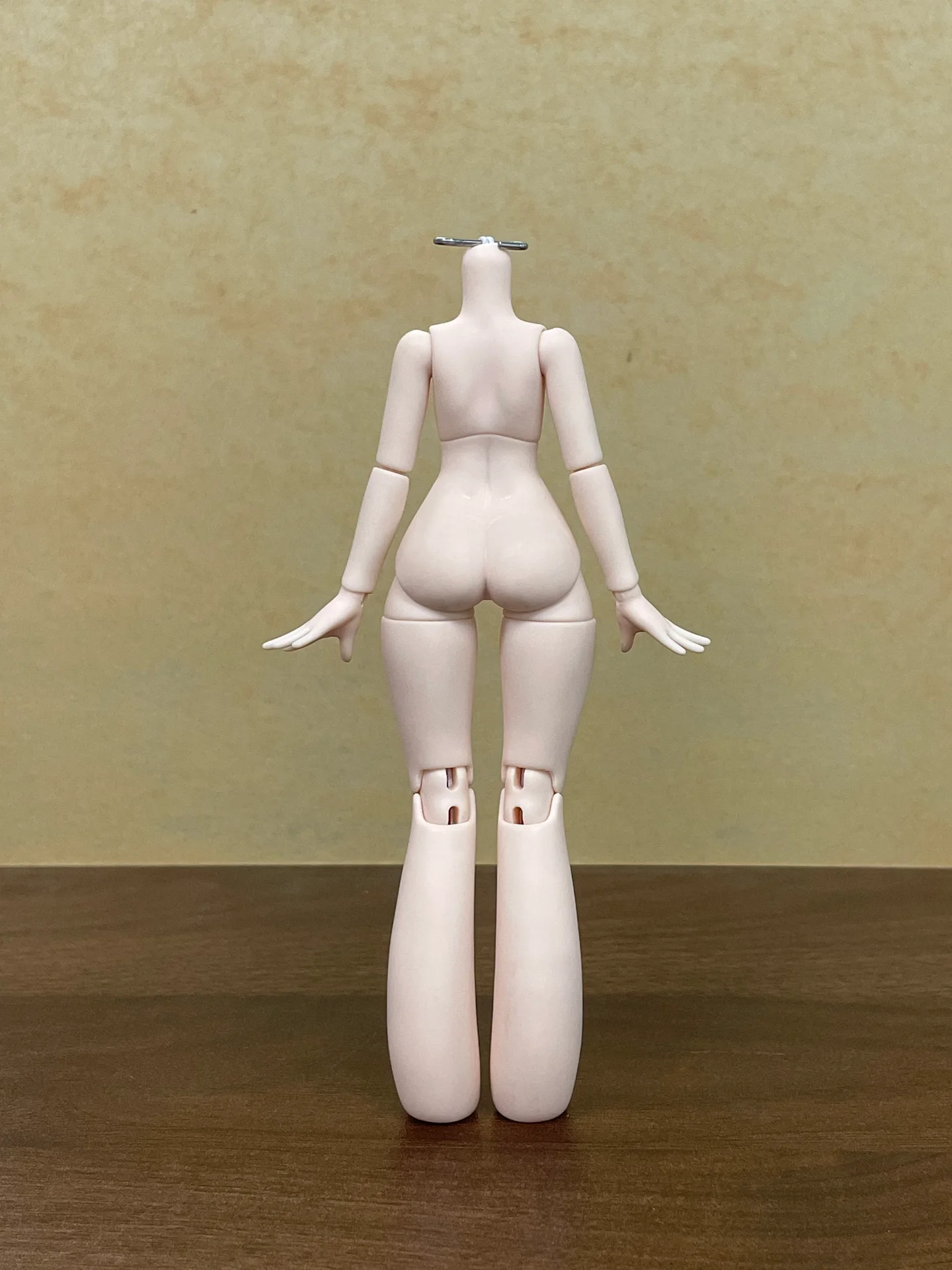14cm Carrot leg doll body Wearing aluminum wire doll body 1/12 S hook doll body For Penny, GSC, Molly, Obitsu 11, Nendoroid Head view 3