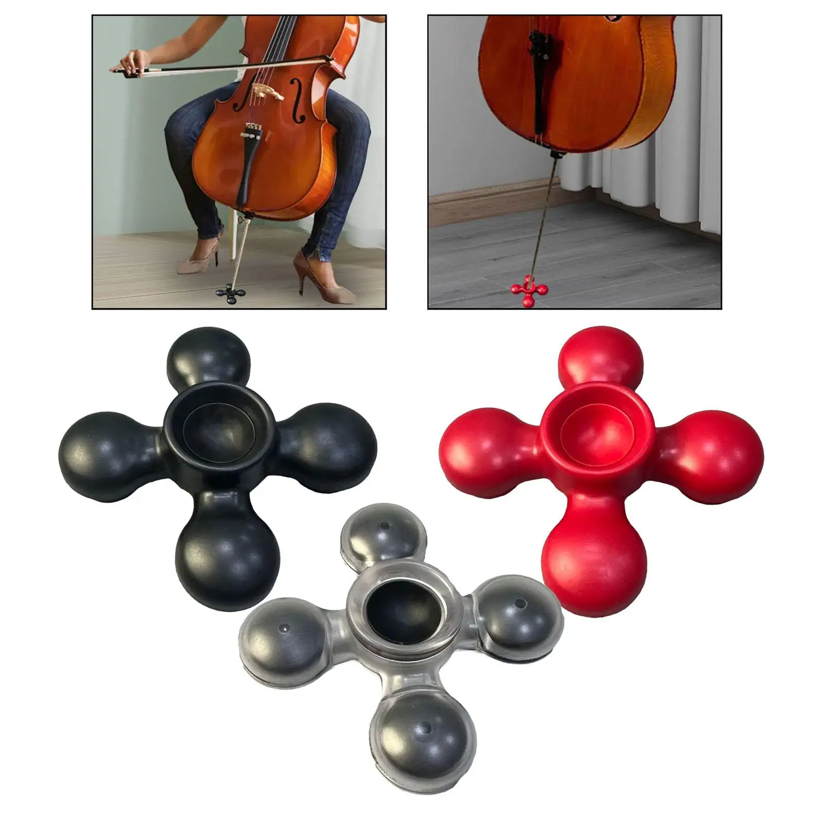 Cello Anti Slip Mat Accessory Convenient Portable Floor Protector Musical Instruments - Image 3