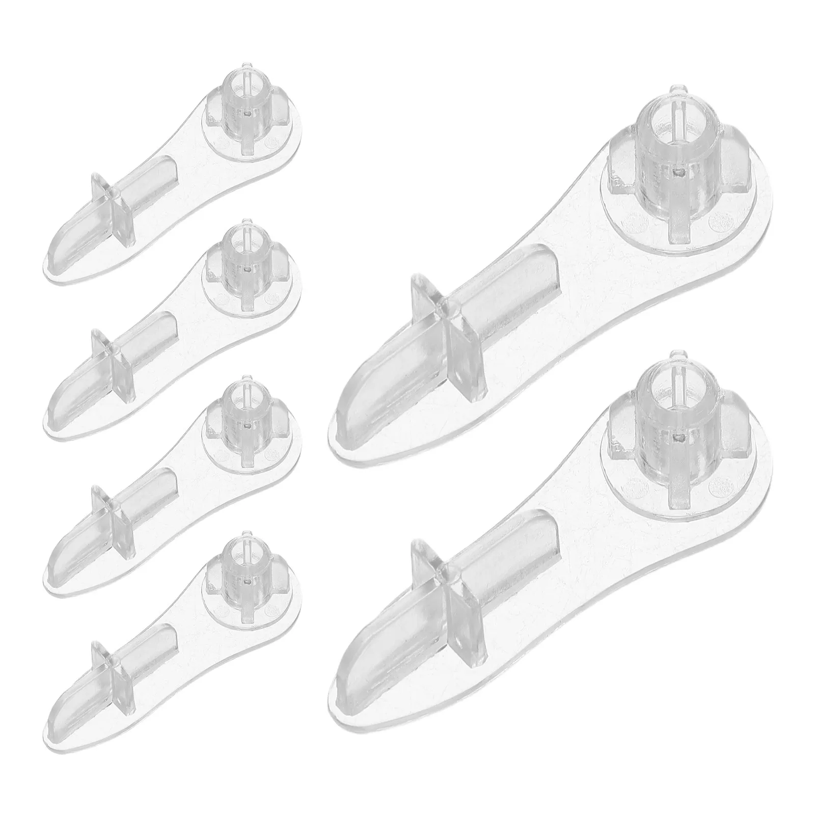 6Sets Roller Blind End Caps Window Shade Bottom Rail End Cap Plastic Insert Stopper Repair Accessories for Blinds Repair