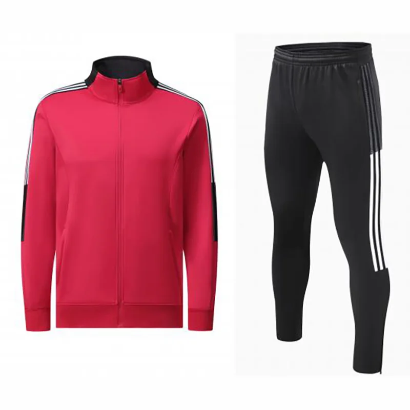 Fato de treino esportivo clássico masculino, jaqueta e calça externa, uniforme de veludo, roupa esportiva interna, adulto, 1 conjunto, inverno