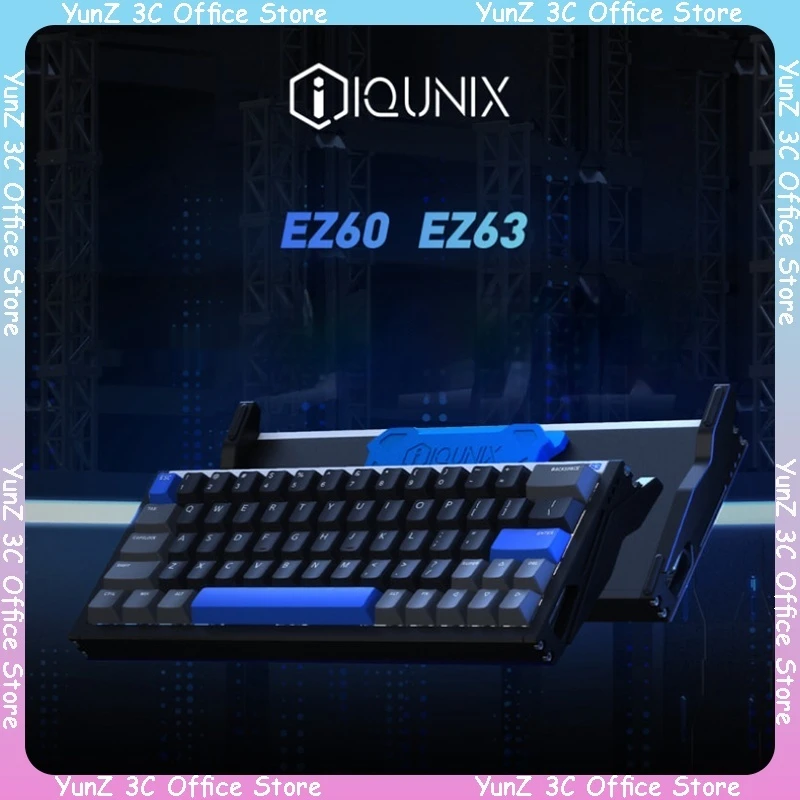 Iqunix Ez60 63 Mechanical Keyboard Rt Quick Trigger Magnetic Axis Keyboard Aluminum Alloy Cnc 8k Polling Rate Hot Swap 0.125ms