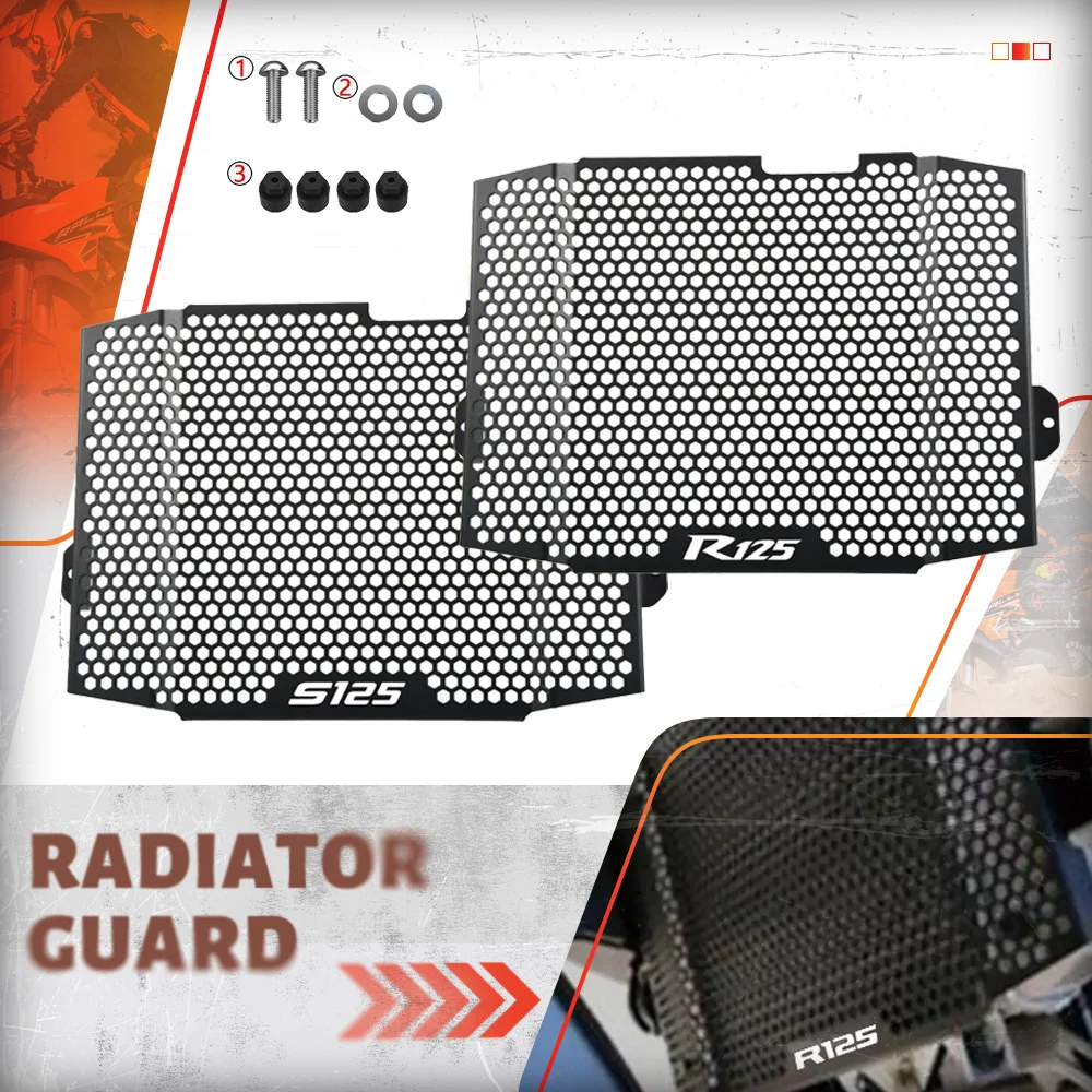 

Radiator Guard Protector Grille Grill Cover 2017 2018 2019 2020 2021-2024 For Suzuki GSXS125 GSXR125 GP GSXR 125 GSX S GSXS 125