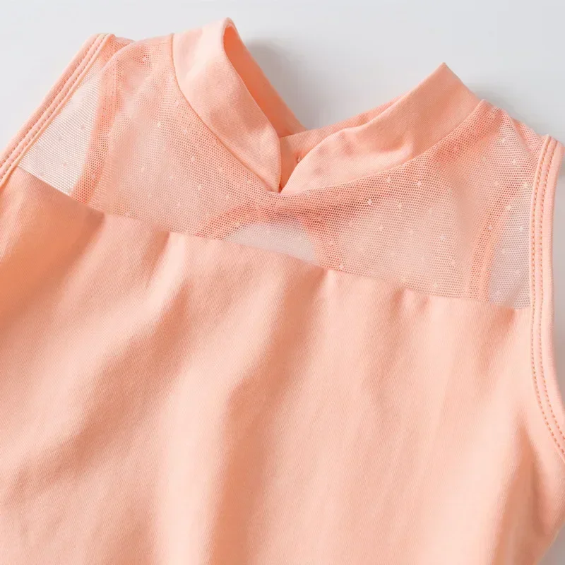 الجمباز يوتار الباليه الاطفال الرقص ارتداءها ثياب الفتيات الدانتيل لصق ازياء الأطفال الوقوف طوق الباليه ملابس رقص الجمباز