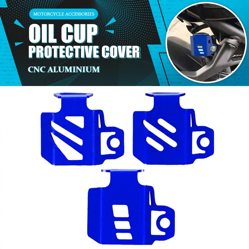 Oil Cup Guard For YAMAHA MT09 SP MT-09 FZ09 FZ 09 FZ-09 FJ09 2015-2023 Motorcycle CNC Rear Brake Fluid Reservoir Protector Cover