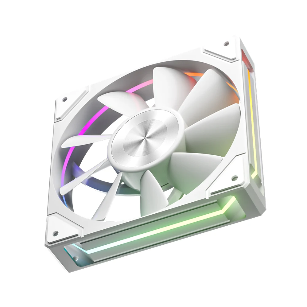 Power Train X-GAMERX A12 ARGB CPU Case Fan 120mm 5V 3PIN Motherboard Lighting Sync 4PIN PWM 800-1800RPM 71.66CFM Case Cooler Fan