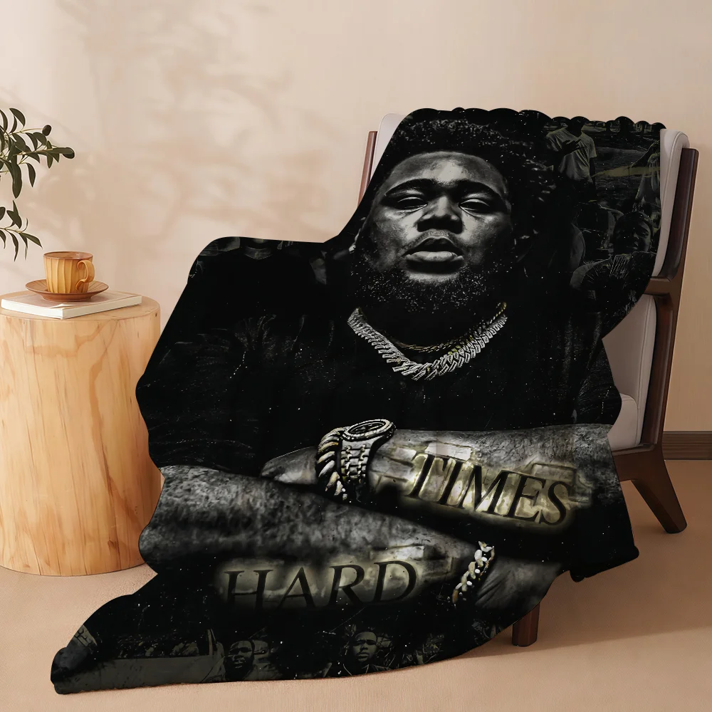 Hip Hop Rapper Rod Wave Blanket Soft Warm And Thick Perfect For Bedroom Living Room Bed Sofa Camping Picnic Office Gift