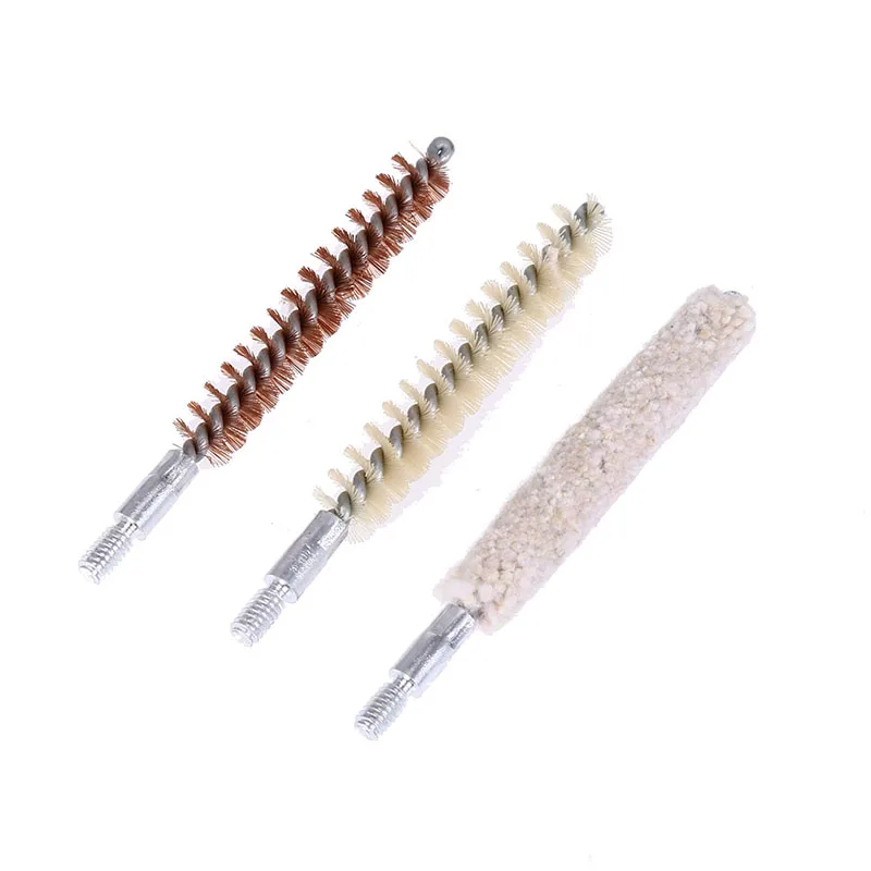 3 pcs/set 20g 7.62mm Gun cleaning kit rifle pistol cleaning brush phosphor bronze gun cleaner