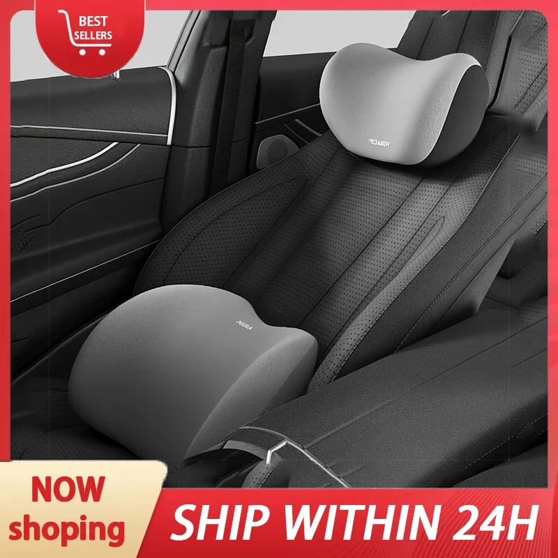 New Car Headrests, Waist Pillows, Car Pillows, Neck Pillows, Car Seats, Memory Cotton Neck Pillows, Waist Pillows