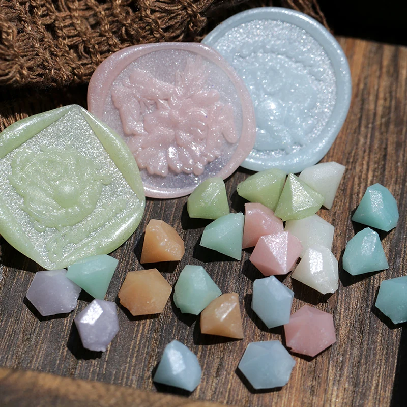 

Beautiful Diamond Fire Paint Seal Wax Grains Smoothie Fire Paint Wax, Invitation Envelope Sealing Fire Paint Wax Grains DIY Hand