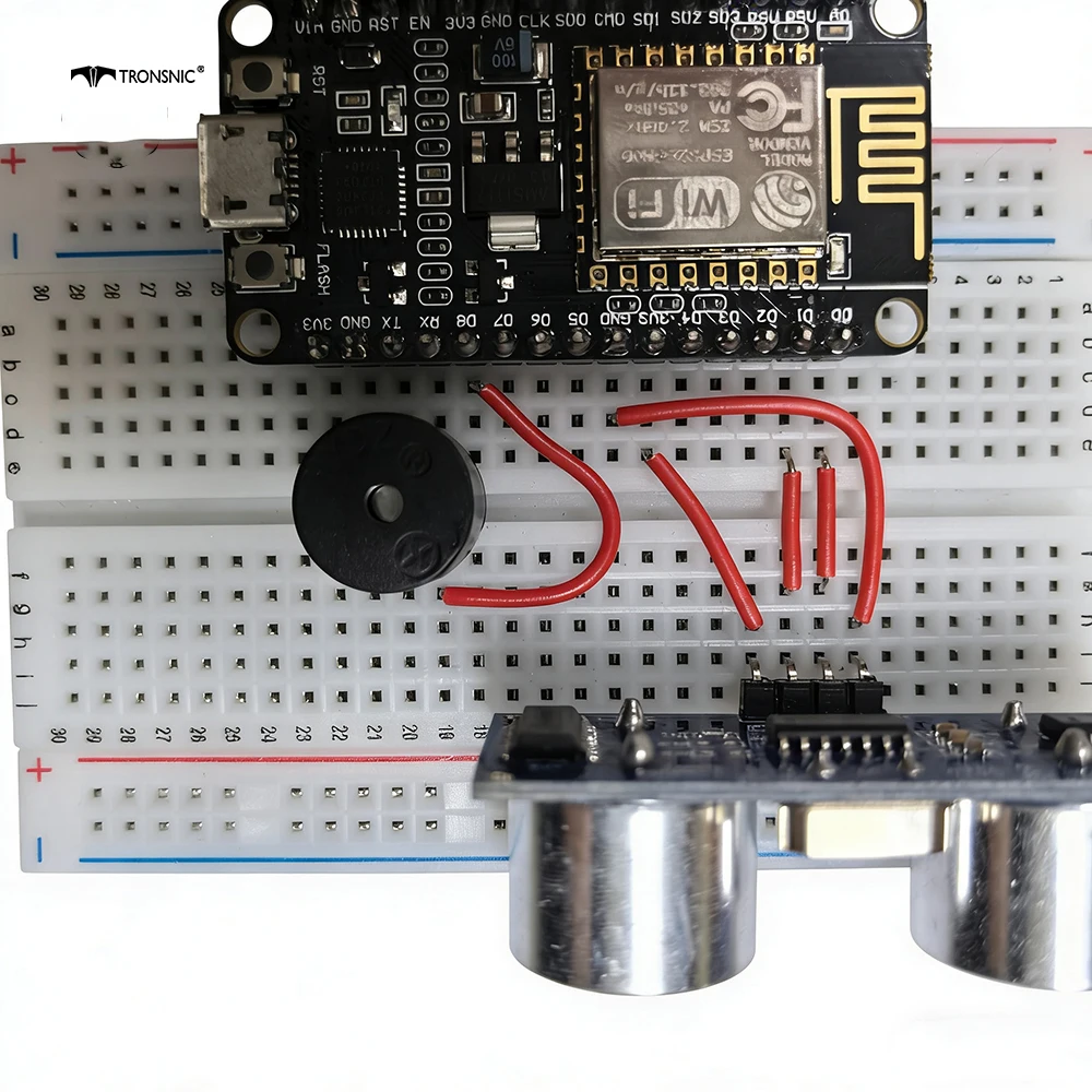 Ultrasone Radar Zoemer ESP8266 Sensor 5 cm tot 100 cm DIY Handleiding Craft Smart IoT Project Internet of Things Intelligent Board