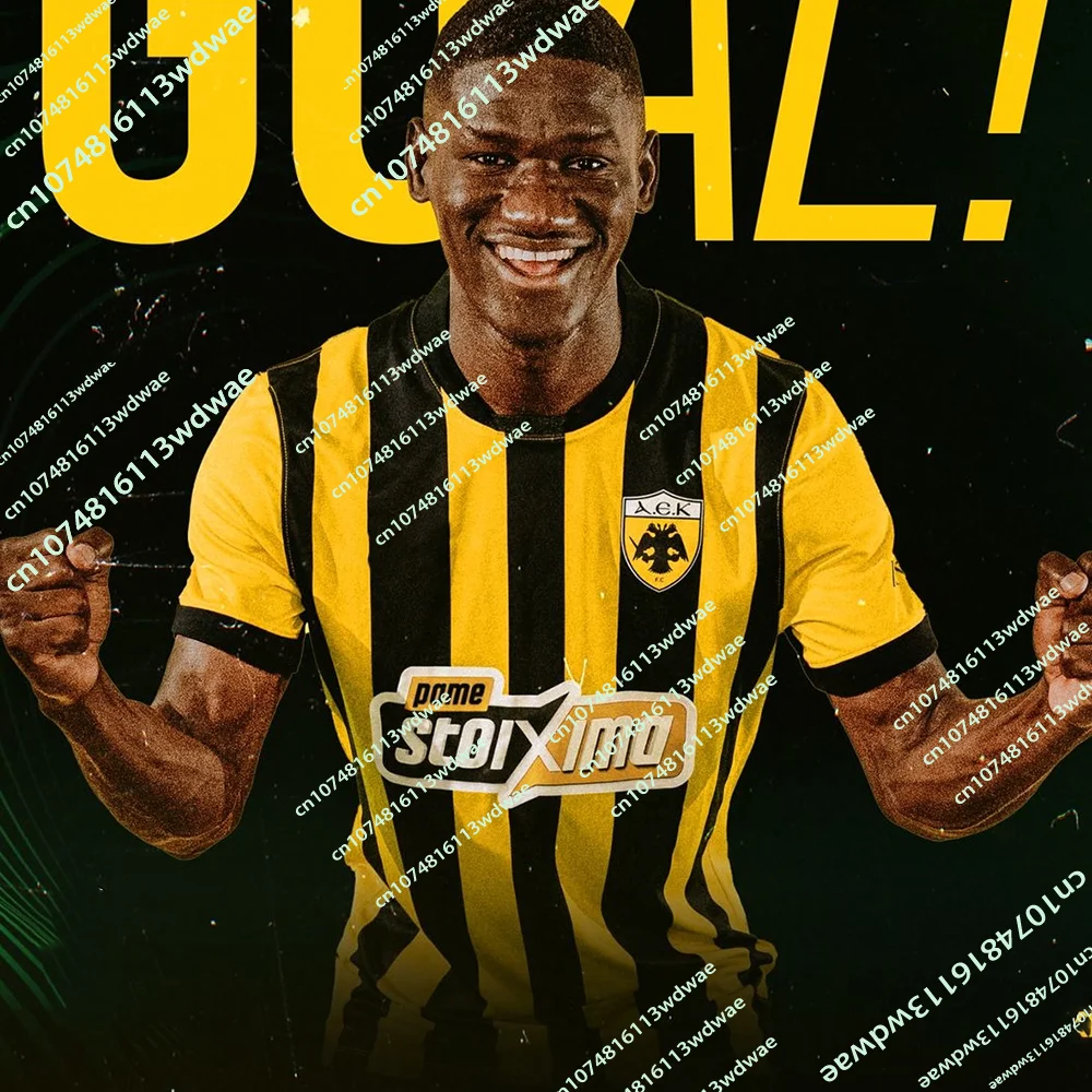 Nouveau Maillot de Football AEK Athènes Été 2026 Grèce, T-shirt Homme Imprimé 3D, Tenue de Sport pour Enfants, Garçons et Fans de Football en Famille