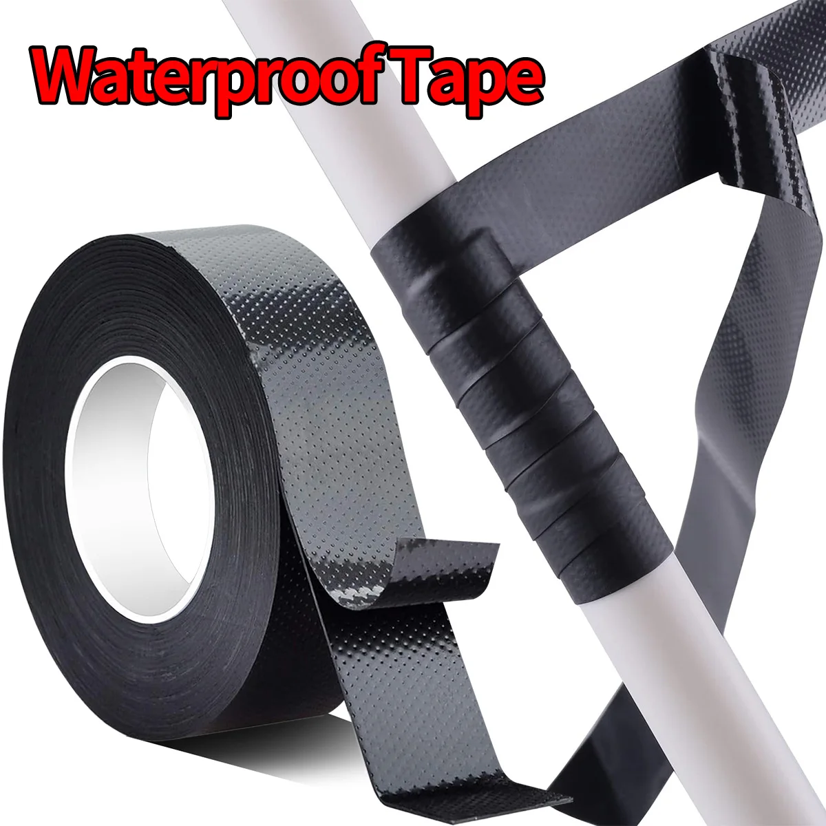 Waterproof Self-Amalgamating Repair Tape Rubber Insulation Tube Sealing Tape for Pipeline Repair