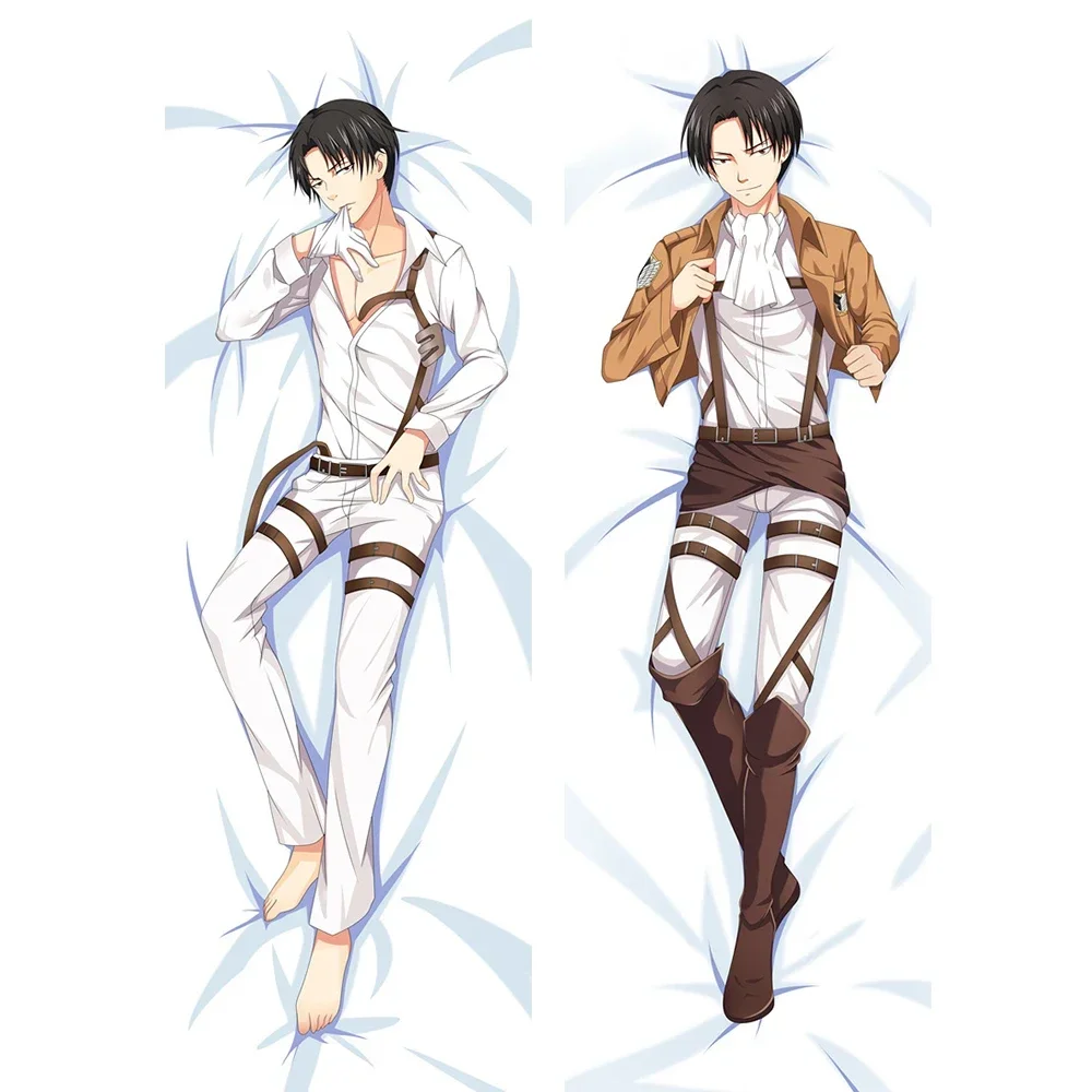 Anime Shingeki No Kyojin Dakimakura Body Pillow Case Long Cushion Cover Handsome Boys Hugging Body Bed Pillowcase Dropshipping