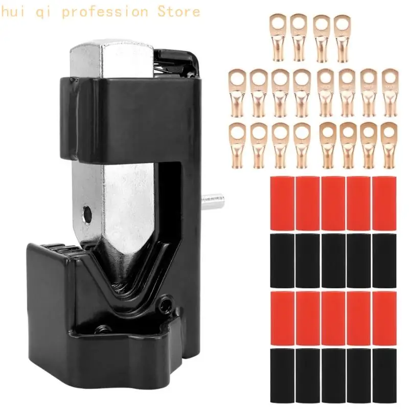 Fahrzeugverkabelungs-Presswerkzeug Hammer-Kabelschuh-Crimper-Set für Batteriekabel-Serviceaufgaben H8WE – Detail 9