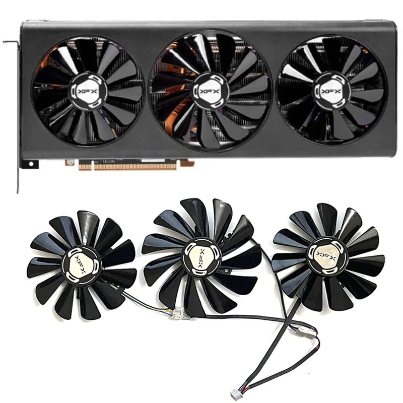 

95MM 85MM 4Pin CF1010U12S DC 12V 0.45A XFX RX 5700 GPU Cooler for XFX RX 5700 Radeon 5700 XT 5600XT Thicc III GPU