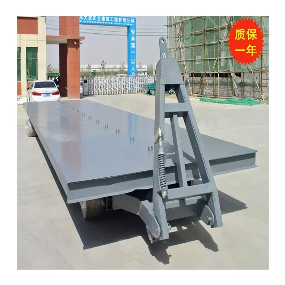 Logistics Transfer Center Electric Flatbed Tow Truck Electric Pallet Transport Vehicle with  Flatbed Lift Truck