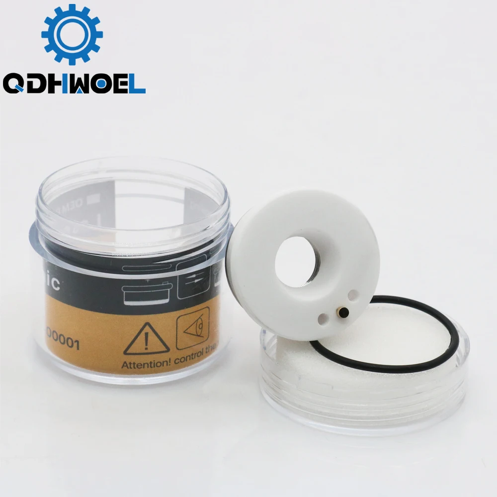 QDHWOEL Laser Gold-plated Ceramic KT B2 CON P0571-1051-00001 For Laser Cutting Head 28mm/24.5mm